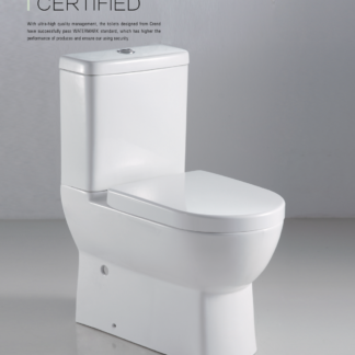 Watermark WELS Two-Piece Rimless Toilet ORTONBATH™ Dual-Flush 3/4.5L PER FLUSH OTWMCT2102