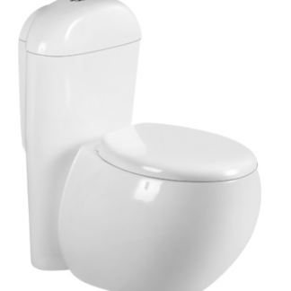 Middle East North Africa One-Piece Round Bowl Toilet ORTONBATH™ Dual-Flush 4/6L PER FLUSH OTSJ037 P TRAP 180MM S TRAP 250MM