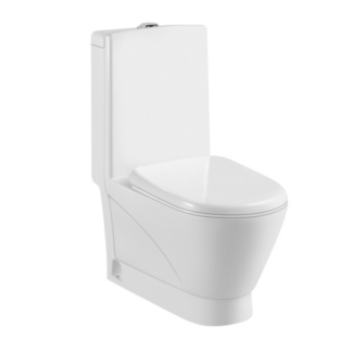 Middle East One-Piece Round Bowl North Africa Toilet ORTONBATH™ Dual-Flush 4/6L PER FLUSH OTSJ009 P TRAP 180MM S TRAP 250MM