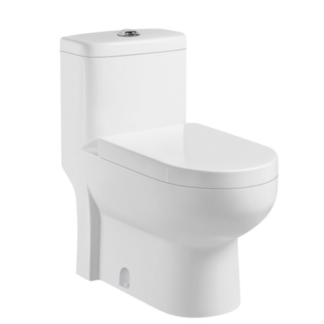 Middle East One-Piece Round Bowl Toilet ORTONBATH™ Dual-Flush 4/6L PER FLUSH OTSJ131 P TRAP 180MM S TRAP 250MM