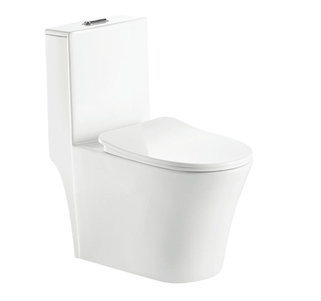 Latin America WC Bathroom Inodoro banos sanitario One-Piece Elongated  Toilet ORTONBATH™ Dual-Flush 3.3/4.8L PER FLUSH OTM8026 - Orton Baths