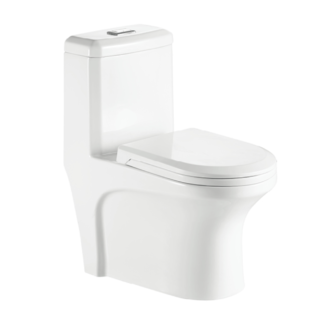Latin America WC Bathroom Inodoro banos sanitario One-Piece Elongated Toilet ORTONBATH™ Dual-Flush 3.3/4.8L PER FLUSH OTM2055