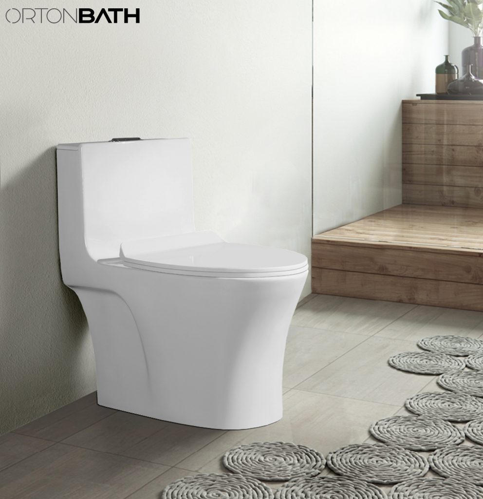 Ortonbath CE Watermark Sleek Bathroom Commode Inodoro Toilettes