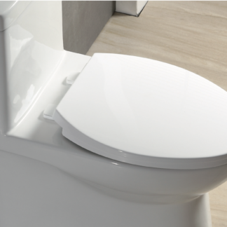SLEEK CUPC WATERSENSE MAP One-Piece Elongated Toilet ORTONBATH™ Single Flush 4.8L 1.28gpf PER FLUSH S TRAP 305MM