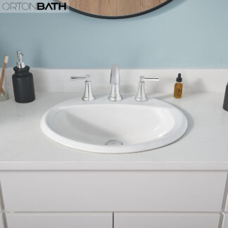 ORTONBATH™ Modern Stone Bathroom Drop In Hair Hand Wash Basins vanity Ceramic wash hand basin with cheap price marble granite