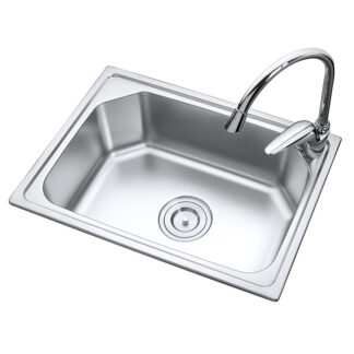 ORTONBATH™ Stainless Steel 16 Gauge Kitchen Sink Handmade 16-inch Undermount Single Bowl OTA6045P