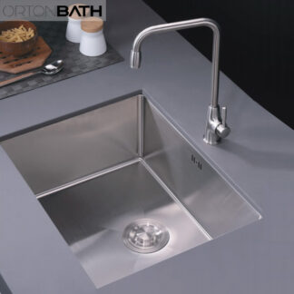 ORTONBATH™ Stainless Steel 16 Gauge Kitchen Sink Handmade 16-inch Undermount Single Bowl OTAHU1818S