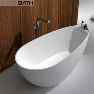 ORTONBATH™ Freestanding Soaking Solid Surface Bathtub   OTBT177