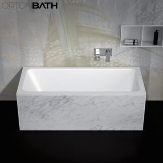 ORTONBATH™ Freestanding Soaking Solid Surface Bathtub   OTBT182