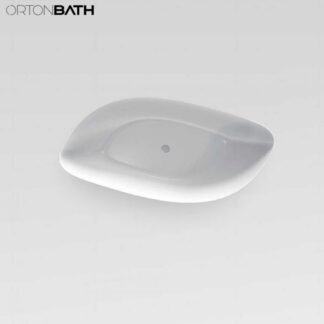 ORTONBATH™ Acrylic Freestanding Contemporary Soaking Bathtub with overflow white  OTIR1800