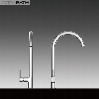 ORTONBATH™ Bathroom Sink Faucets One Hole Deck Mount Lavatory Mixer Tap Brass, Chrome Bathtub Faucet, Kitchen Faucet, Mixer Shower Set OTS2028