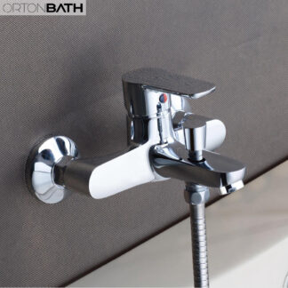 ORTONBATH™ Bathroom Sink Faucets One Hole Deck Mount Lavatory Mixer Tap Brass, Chrome Bathtub Faucet, Kitchen Faucet, Mixer Shower Set OTS2112