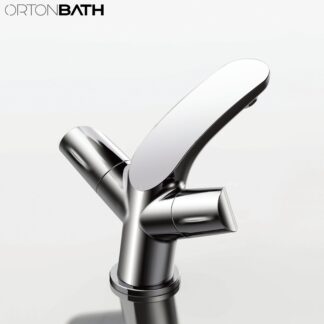 ORTONBATH™ Bathroom Sink Faucets One Hole Deck Mount Lavatory Mixer Tap Brass, Chrome Bathtub Faucet, Kitchen Faucet, Mixer Shower Set OTS9089