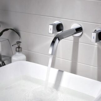 ORTONBATH™ Bathroom Sink Faucet Single Handle Bathroom Faucets One Hole Deck Mount Lavatory Mixer Tap Wash Basin Faucet Brass, Chrome OTSF6891