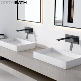 ORTONBATH™ Bathroom Sink Faucet Single Handle Bathroom Faucets One Hole Deck Mount Lavatory Mixer Tap Wash Basin Faucet Brass, Chrome OTSF6891A