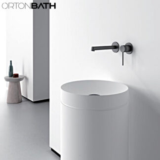 ORTONBATH™ Bathroom Sink Faucet Single Handle Bathroom Faucets One Hole Deck Mount Lavatory Mixer Tap Wash Basin Faucet Brass, Chrome OTSF6896