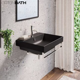 ORTONBATH™ Art design Modern Hotel square round Basin Vanity Washbasin Sink Wash Basin