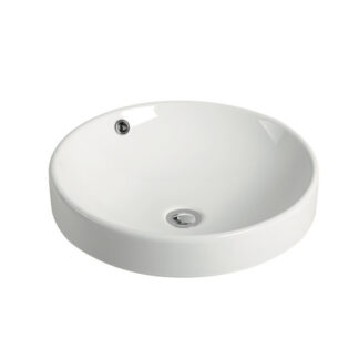 ORTONBATH™ Bathroom Ceramic  Salon marble designer semi-recessed wash basins hand basin ceramic with vanity recessed basin