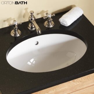 ORTONBATH™ Bathroom Oval Under mount Ceramic hair hand Salon marble designer wash basins hand basin ceramic with vanity OTM536