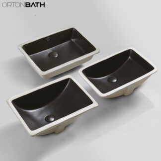 ORTONBATH™ New design Under mount Ceramic hair hand Salon marble designer wash basins hand basin ceramic with vanity undermount basin
