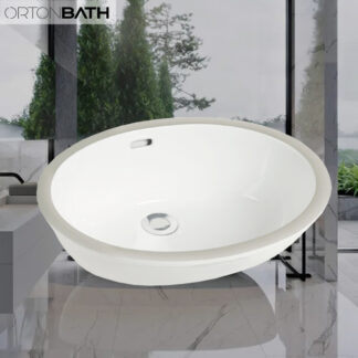 ORTONBATH™ Nano Glaze Under mount Ceramic hair hand Salon marble designer wash basins hand basin ceramic with vanity undermount basin