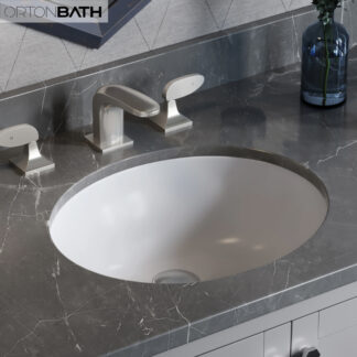 ORTONBATH™ Oval Under mount Ceramic hair hand Salon marble designer wash basins hand basin ceramic with vanity undermount basin