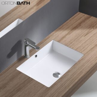 ORTONBATH™ Under mount Rectangular Ceramic hair hand Salon marble designer wash basins hand basin ceramic with vanity OTM542A