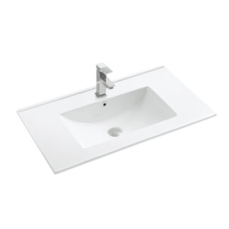 ORTONBATH™ Drop In thin edge Bathroom Cabinet Single bowl Small Bathroom Resin Gel coat Artificial Stone Hand Vanity Wash Basin