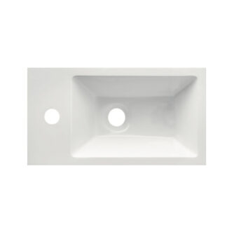 ORTONBATH™ Rectangular Above Counter Cabinet Table top Cabinet Countertop Bathroom Ceramic Hand Embedded Vanity Wash Basin