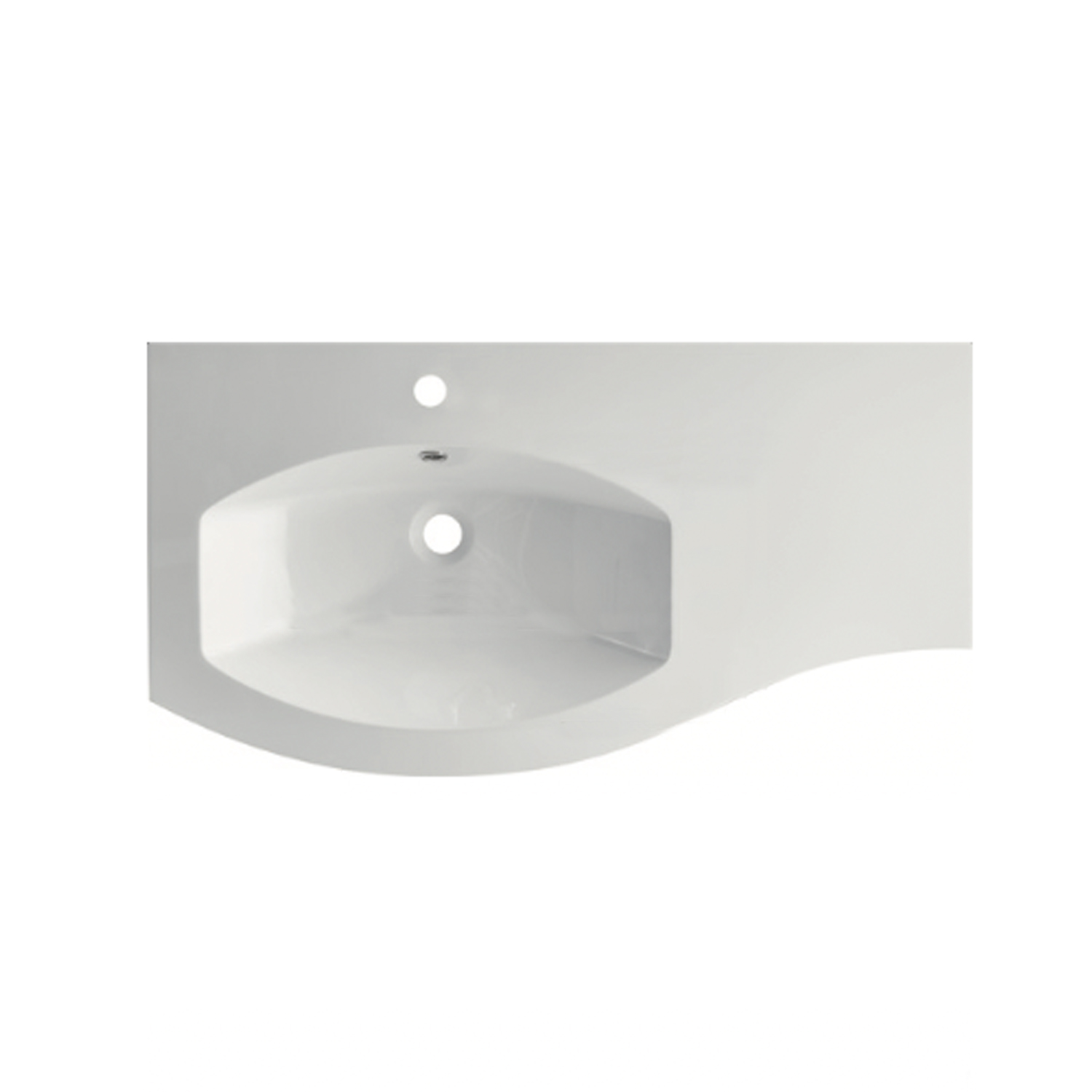 Lavabo - Thin-Rim Design Over The Counter Wash Basin