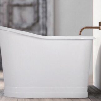 CAST IRON Modern Bathroom Freestanding Soaking SPA Tub with Drain and overflow ORTONBATH™ Pedestal Bathtub OTNH1021-1