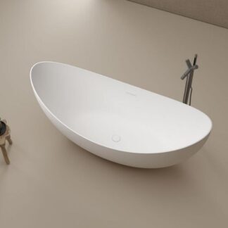 ORTONBATH™ Freestanding Soaking Solid Surface Bathtub   OTSW8618