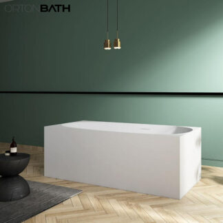 ORTONBATH™ Freestanding Soaking Solid Surface Bathtub   OTSW8621