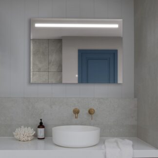 ORTONBATH™ 36 x 28 Inch Backlit Mirror, LED Bathroom Mirror with Lights, Anti-Fog, Adjustable Brightness, Wall Mounted Dimmable Vanity Mirror, Lighted Bathroom Mirror (Vertical & Horizontal)