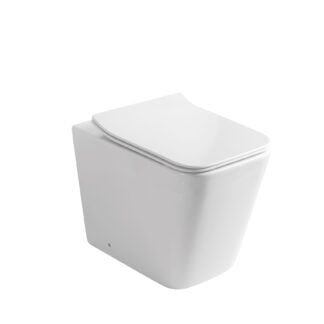 2022 New Design Rectangular Wall Hung ORTONBATH™ RIMLESS WC Toilet Bowl OTM003F