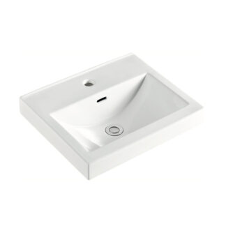 ORTONBATH™ Bathroom Drop In Wash Basins vanity Ceramic wash hand basin with cheap price marble granite drop in ceramic basin