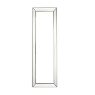 ORTONBATH™ Bathroom Mirror siler Rectangular Floor Mirror, Full Length Mirror Wall Mirror Hanging or Leaning Arched-Top Full Body Mirror with Stand for Bedroom, Dressing Room  OT40149