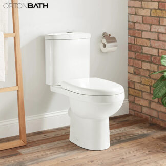 ORTONBATH™ EAST EUROPE Two-Piece Wash Down ROUND Bowl Toilet Dual-Flush 3/6L PER FLUSH WC WATERCLOSET OT1009CD