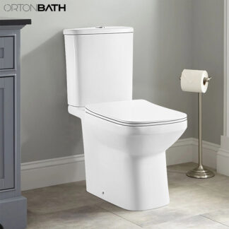 ORTONBATH™ EUROPE RECTANGULAR BOWL Two-Piece Wash Down Square Bowl Toilet Dual-Flush 3/6L PER FLUSH OT56D