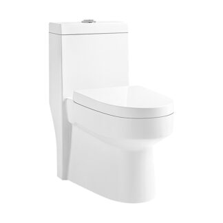 ORTONBATH™ latin America siphonic WC Bathroom Water Closet One-Piece Elongated Toilet Dual-Flush 3/6L PER FLUSH OT25AB