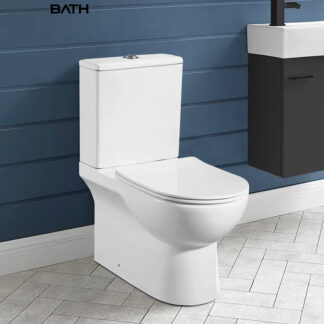 ORTONBATH™ Two-Piece Dual-Flush rimless turnado tall bowl toilet with 3/6L PER FLUSH OTA001HB