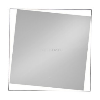 ORTONBATH™ SQUARE LED Bathroom Vanity Mirror, 36 Inch Bathroom Mirror with Lights, Wall Mounted Backlit and Front Lighted Circle Mirror with High Lume, Anti-Fog, Shatter-Proof OTL0605