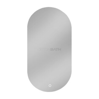ORTONBATH™  VERTICAL OVAL FRAMELESS BACKLIT LED Bathroom Vanity Mirror, 6000K,CRI 90+, IP54 Waterproof, Anti-Fog Circle Dimmable Wall Mounted Mirror, Makeup Mirror with Lights OTL0635