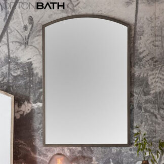 ORTONBATH™  WOOD Framed Wall Mirror, Traditional Dark Accent Mirror for Home Decor Modern Frame Bathroom Mirror OTML1003