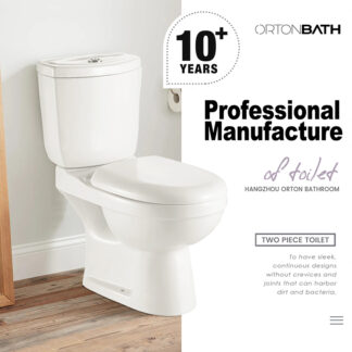 ORTONBATH™ Two-Piece Cheap Wash Down Toilet Dual-Flush 3/6L PER FLUSH OTA2108