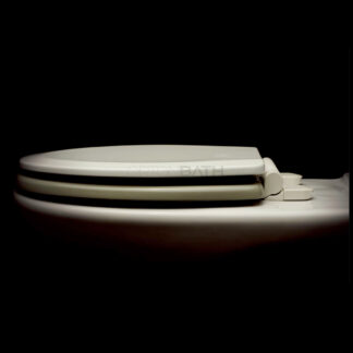 ORTONBATH™  ELONGATED Toilet Seat | Slow-Close-Seat | Heavy-Duty up to 550 lbs, Quick-Release & Easy Clean, Fast-Fix-Hinge, No-Slip Bumpers | Premium-Duroplast  Scratch Resistant  OTM13