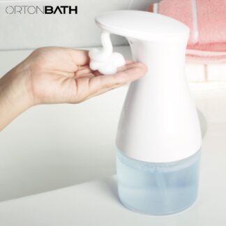 ORTONBATH™  Foaming Soap Dispenser, Touchless Automatic Soap Dispenser with 4-Level Adjustable Foam, USB Rechargeable, 13.5oz/400ML Wall Mount Soap Dispenser for Bathroom Kitchen Office  OT9393