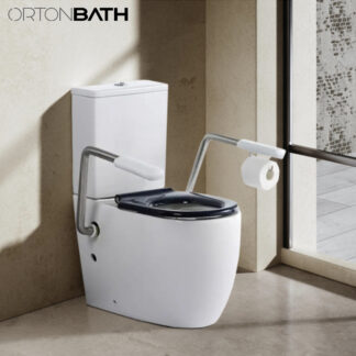 ORTONBATH™  Tall Toilet  Elongated Two Piece Extra Tall Toilets With Comfort Chair Seat, 12