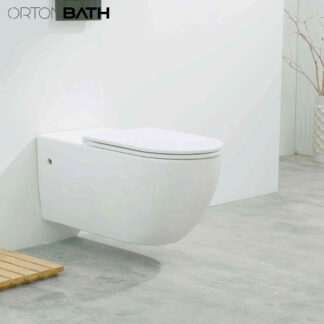 ORTONBATH™  Long Projection Wall Hung Toilet DOR ELDER AND DISABLLED  OTDB004