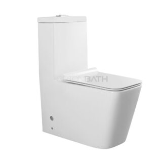 ORTONBATH™ RECTANGLE WASH DOWN RIMLESS TOILET BOWL TOILET FULLY BACK TO WALL ONE PIECE TOILET WITH P TRAP OR S TRAP 250MM OTK004A-R